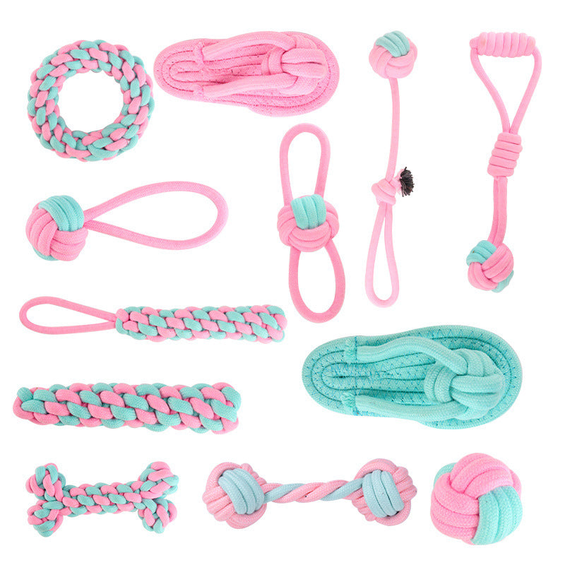 Cotton Knot Dog Toys