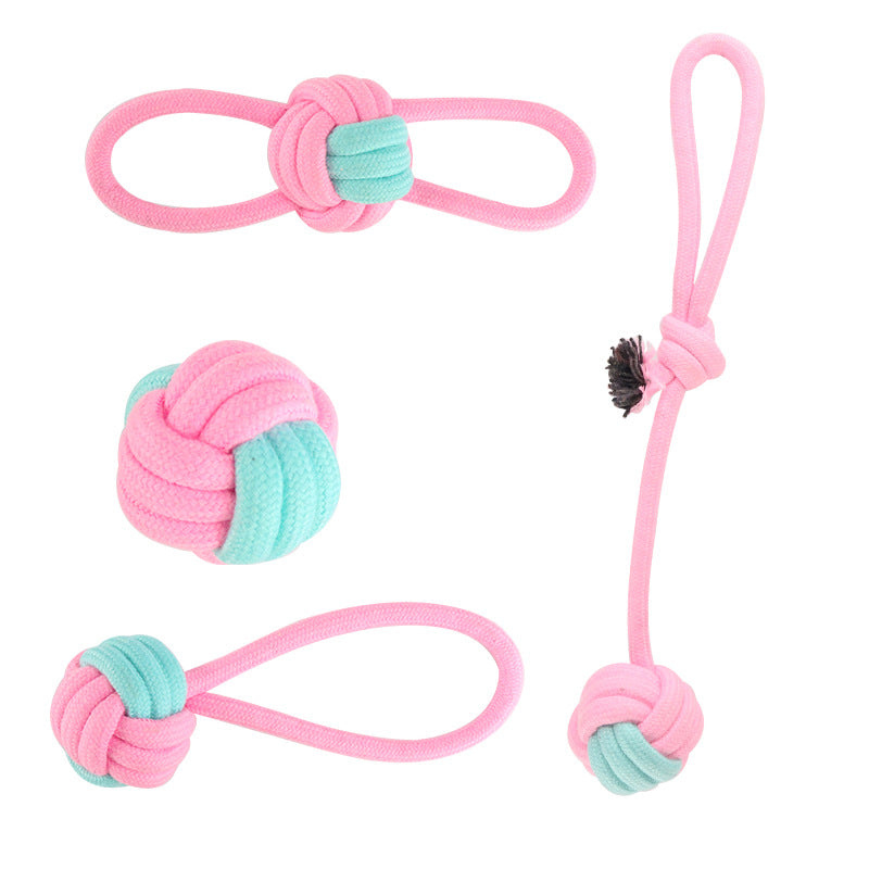 Cotton Knot Dog Toys