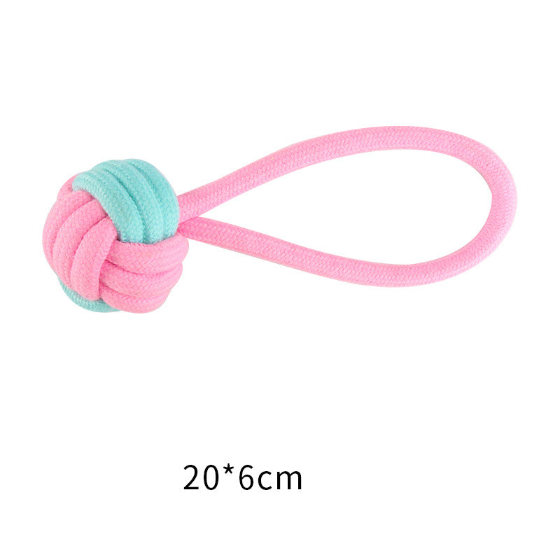 Cotton Knot Dog Toys