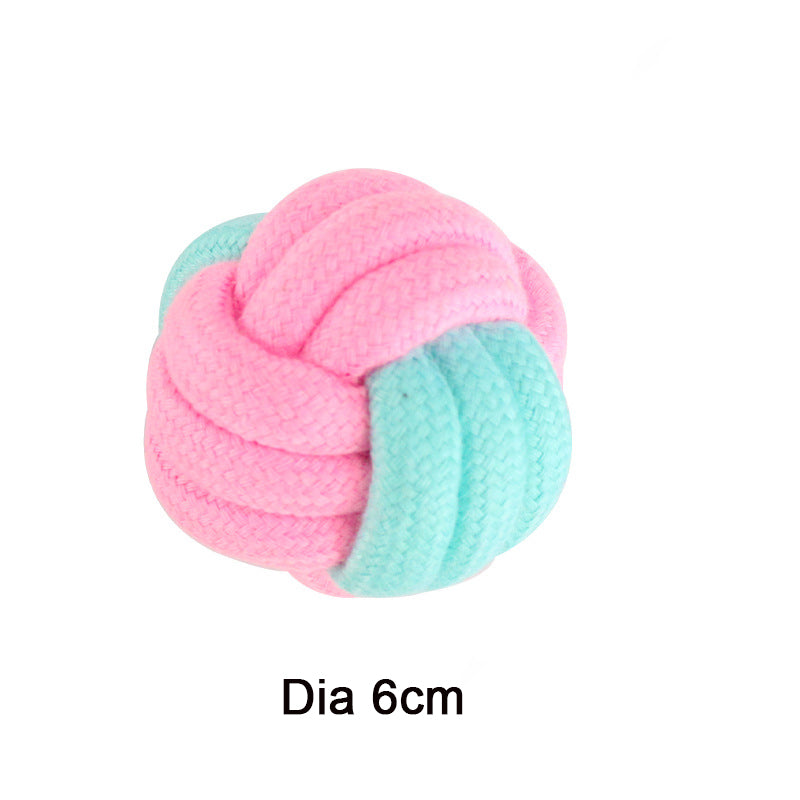 Cotton Knot Dog Toys