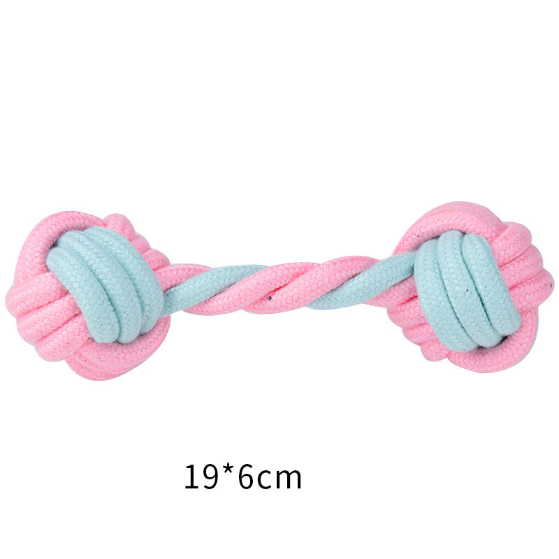 Cotton Knot Dog Toys