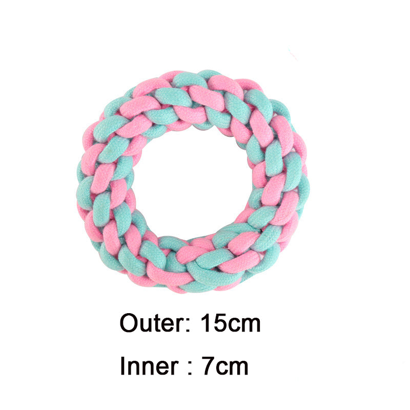 Cotton Knot Dog Toys