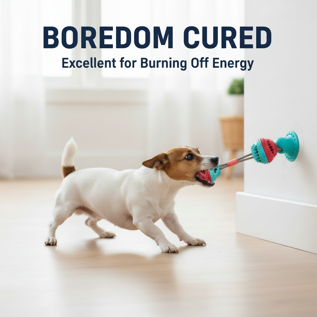 Boredom Cured Header on Jack Russell Toy Image