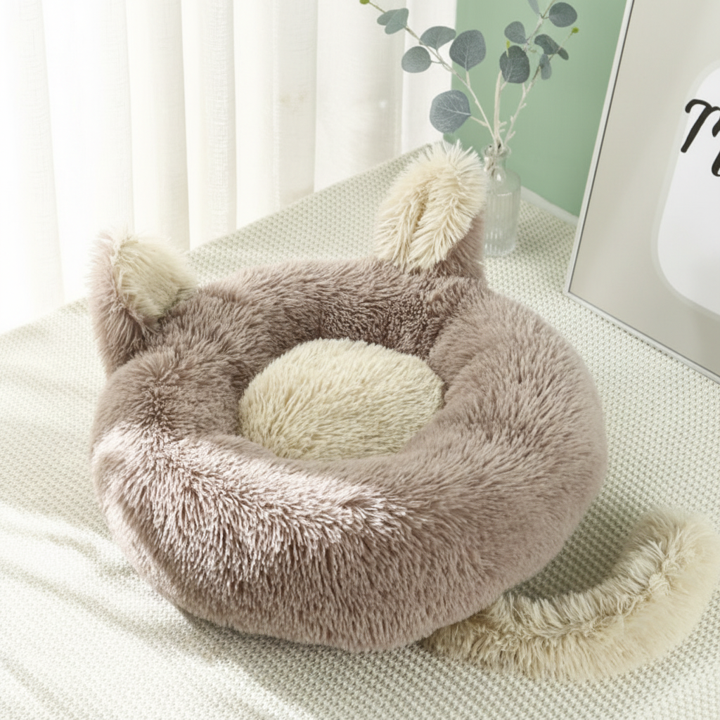 Bunny Donut Bed - Clean Background