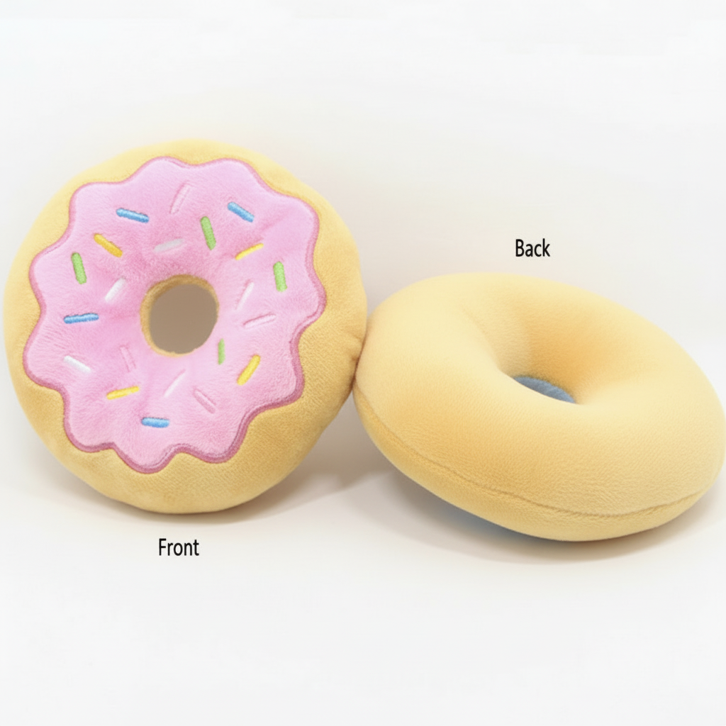 Donut Toy Front and Back View