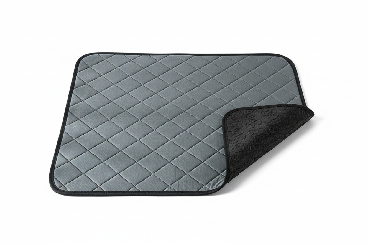 Washable pet training pad with absorbent layers