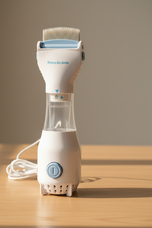 Lice Removal Device on Table