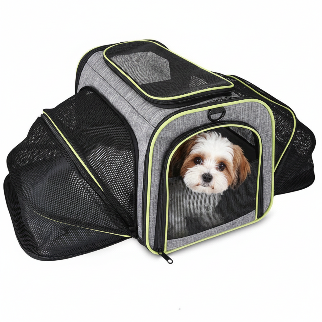 Pet Travel Carrier with Small Dog