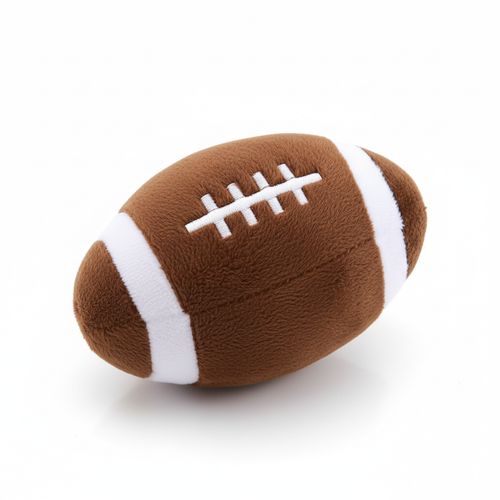 Plush Rugby Ball – White Background