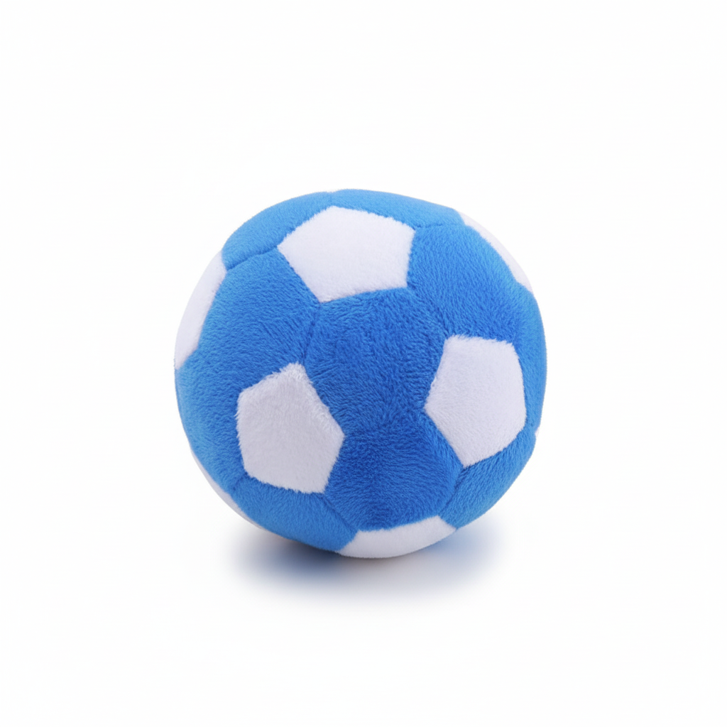 Plush Soccer Ball – White Background