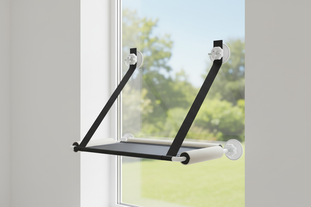 Window Perch Mounted on Wall